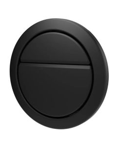 Dudley Geo Matt Black Dualflush Button
